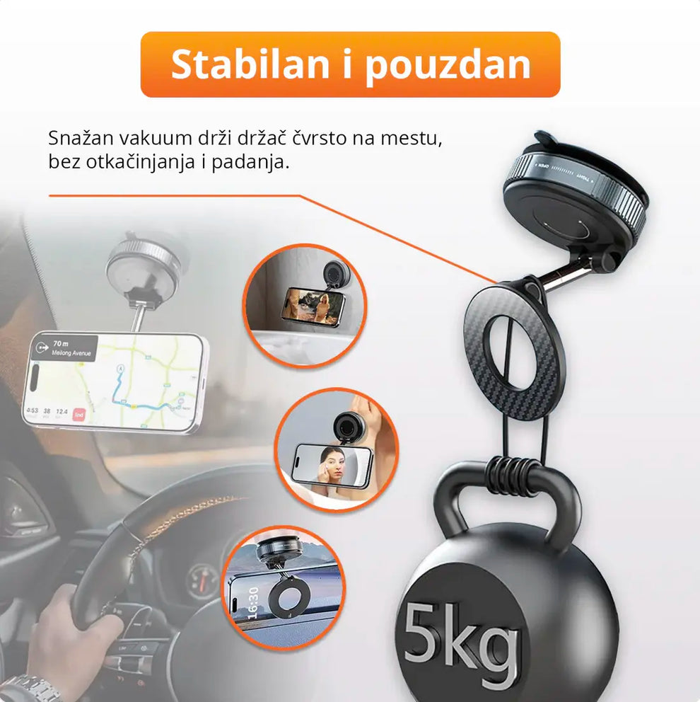 Magnetni držač za telefon - 2 komada za 25€!