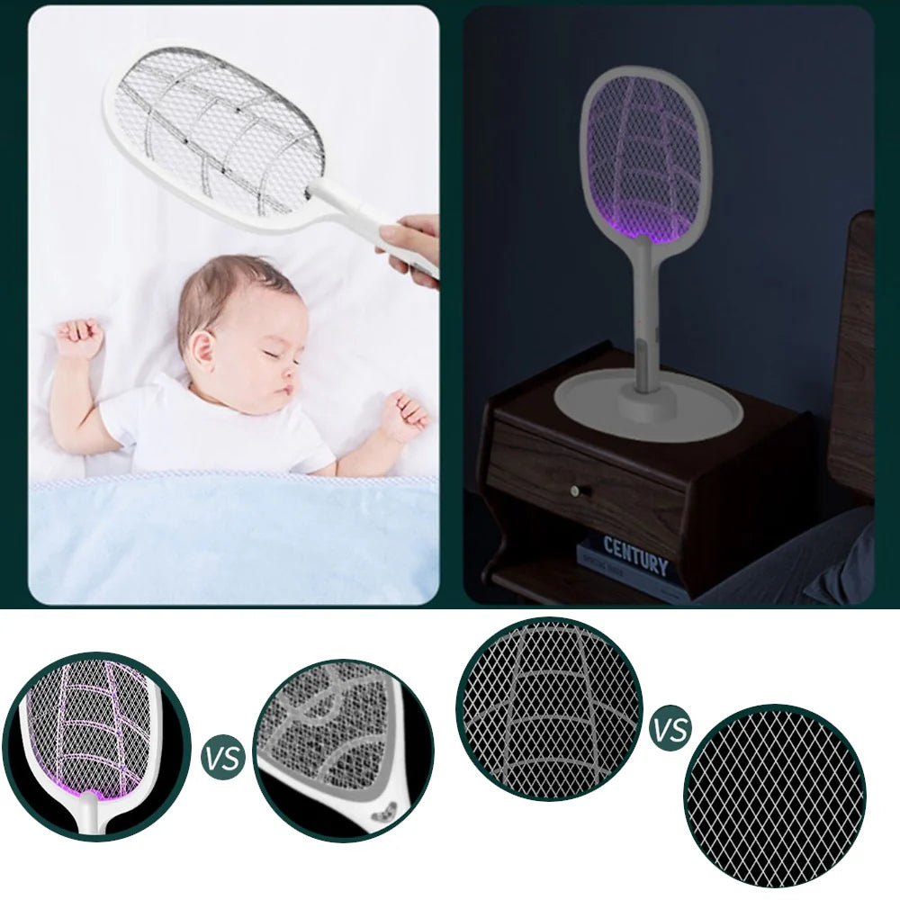 Električni reket protiv komaraca 🦟 reket i lampa u jednom