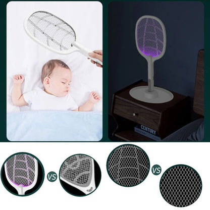 Električni reket protiv komaraca 🦟 reket i lampa u jednom