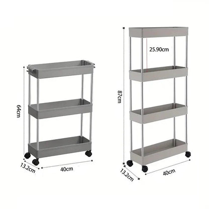 Police sa točkićima za uži prostor