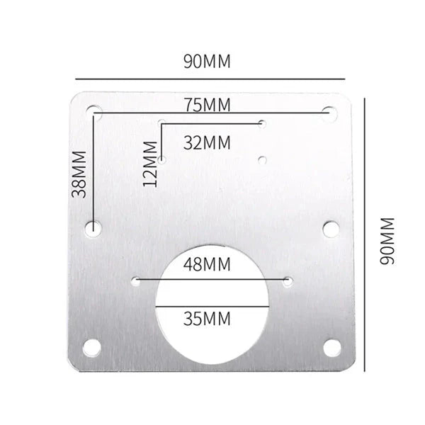 SET pločica za popravku šarki - 10kom