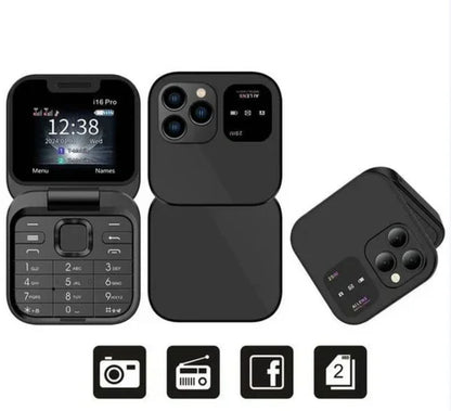 Mini telefon na preklapanje 16pro – Novogodišnja ponuda