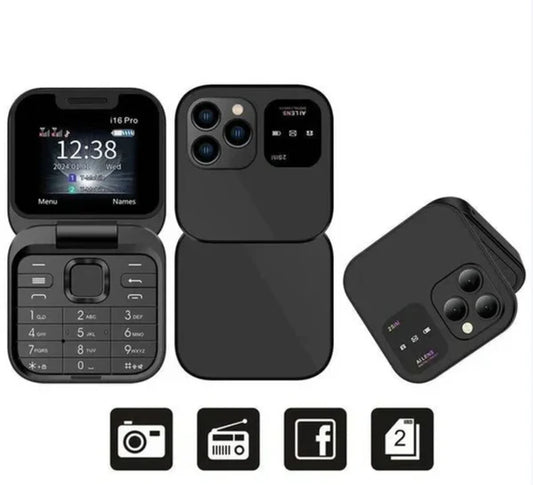 Mini telefon na preklapanje 16pro – Novogodišnja ponuda