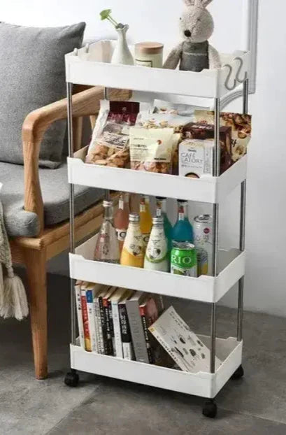 Police sa točkićima za uži prostor