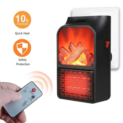 Mini prenosiva kamin grijalica Flame Heater 1000w