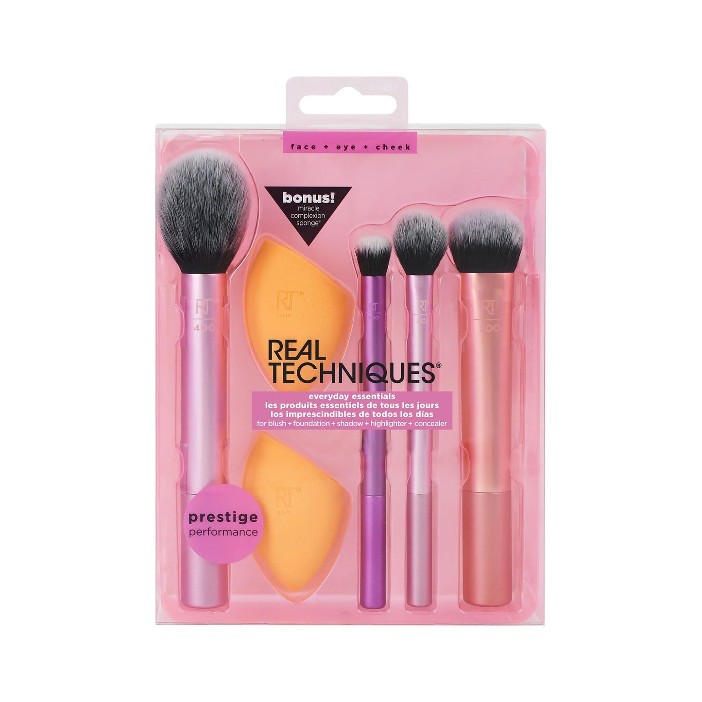 Real Techniques Everyday Essentials – set četkica i sunđera