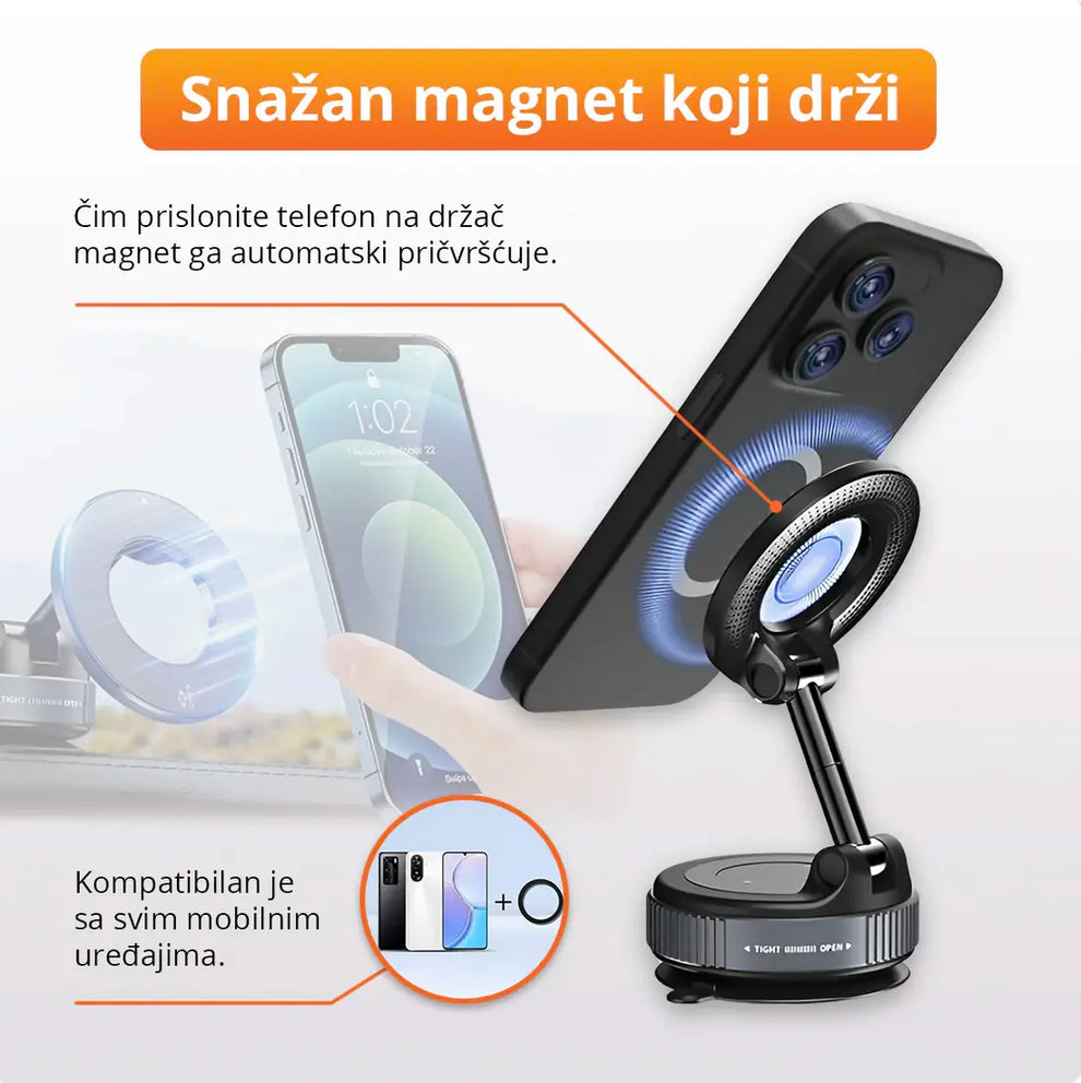 Magnetni držač za telefon - 2 komada za 25€!