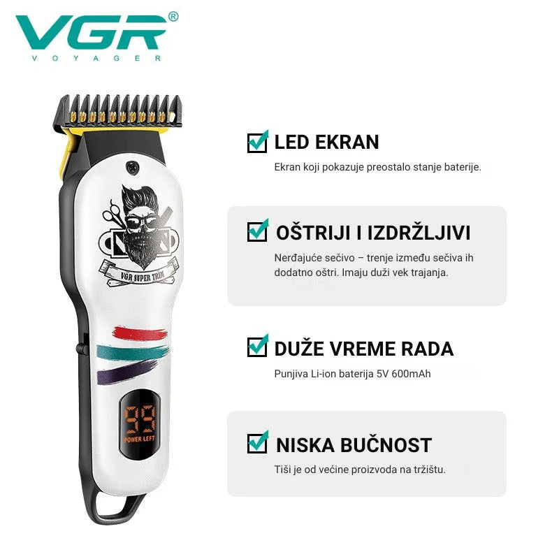 VGR V-971 – Bežična Mašinica za Šišanje Kose i Brade